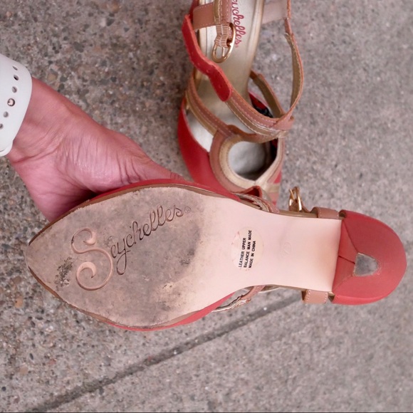 Seychelles pink & gold heels - Picture 10 of 12